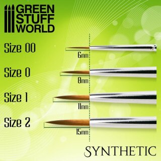 Green Series - Synthetischer Haarpinsel - 0
