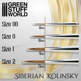 Gold Series - Sibirischer Kolinsky Haarpinsel - 1