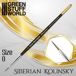 Gold Series - Sibirischer Kolinsky Haarpinsel - 0