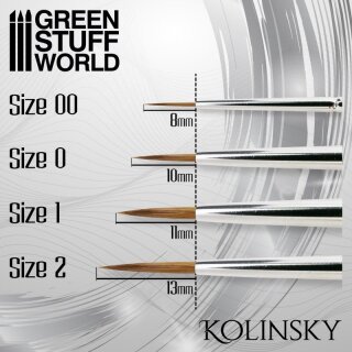 Silver Series - Kolinsky Haarpinsel - 1