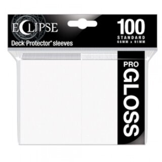 UP - Standard Sleeves - Gloss Eclipse - Arctic White (100)