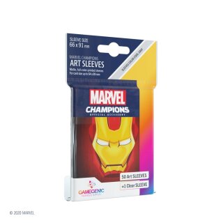 Gamegenic - Marvel Champions Art Sleeves - Iron Man (50 + 1)