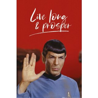 Star Trek Poster Set Live Long and Prosper 61 x 91 cm