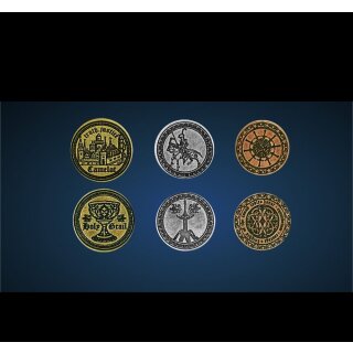 Legendary Metal Coins - Camelot Coin Set (24)