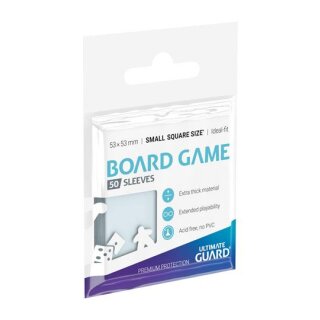 Ultimate Guard Premium Soft Sleeves f&uuml;r Brettspielkarten Quadratisch Klein (50)