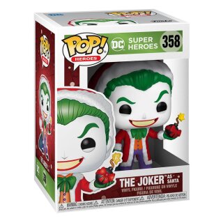 DC Comics POP! Heroes Vinyl Figur DC Holiday: The Joker as Santa 9 cm