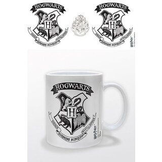 Harry Potter Tasse Hogwarts Crest Black