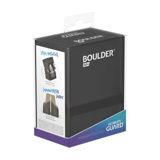 Ultimate Guard Boulder Deck Case 60+ Standardgr&ouml;&szlig;e Onyx