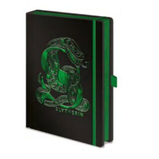 Harry Potter Premium Notebook A5 - Slytherin Foil