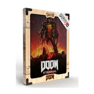 Doom WoodArts 3D Holzdruck Eternal 30 x 40 cm