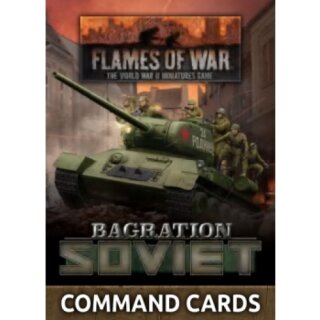 Flames Of War - Bagration: Soviet Command Cards (42x Cards) (EN)