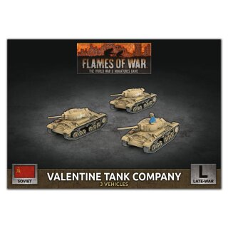 Valentine Tank Company (x3 Plastic)