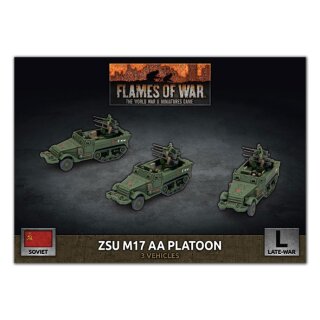 ZSU M17 Anti-Aircraft Platoon (x3 Plastic)