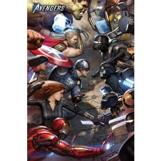 Avengers Gamerverse Poster Set Face Off 61 x 91 cm