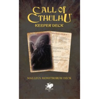 Call of Cthulhu RPG - The Malleus Monstrorum Keeper Deck (EN)