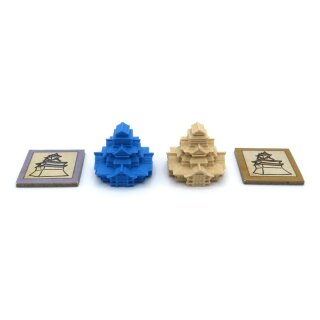 2 Player Stronghold &amp; Alliance Tokens for Rising Sun Exp &ndash; 10 Pieces