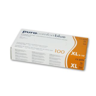 Nithrilhandschuhe Blau XL (50 Paar)
