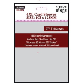 Sleeve Kings 4XL Sleeves (103 x 128) 60 Microns (110)