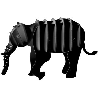 3D-Modell, Elefant, Spezialkarton, gelasert