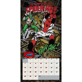 ** % SALE % ** Danilo Calendar - Spiderman Square (EN)