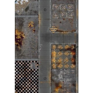 Double sided G-Mat: Quarantine and Fallout Zone (44&quot;x30&quot;)