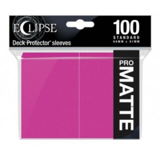 UP - Eclipse Matte Standard Sleeves: Hot Pink (100)