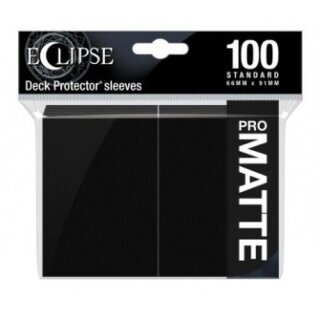 UP - Eclipse Matte Standard Sleeves: Jet Black (100)