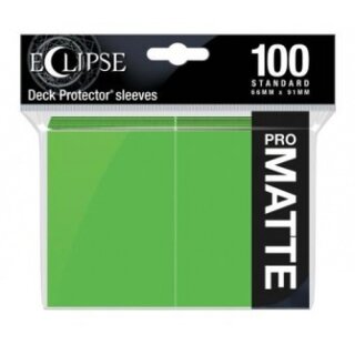 UP - Eclipse Matte Standard Sleeves: Lime Green (100)