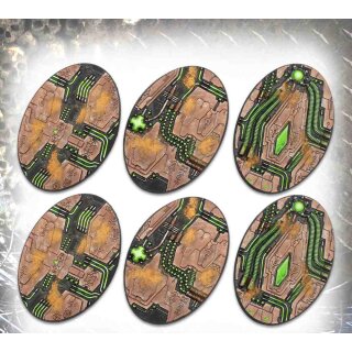 90mm Tomb World Oval Bases (6)