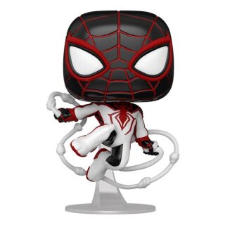 Marvels Spider-Man POP! Games Vinyl Figur Miles Morales Track Suit 9 cm