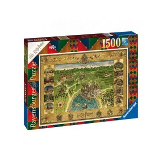Puzzle: Hogwarts Karte (1500 Teile)