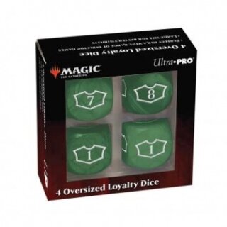 UP - Deluxe Loyalty Dice Set  for Magic: The Gathering (Forest) (4)