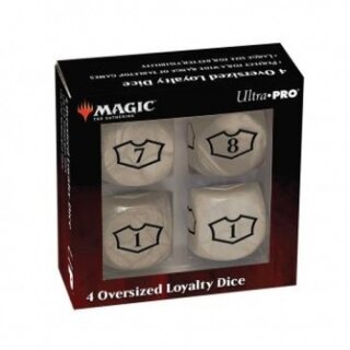 UP - Deluxe Loyalty Dice Set  for Magic: The Gathering (Plains) (4)