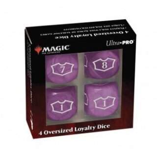 UP - Deluxe Loyalty Dice Set  for Magic: The Gathering (Swamp) (4)