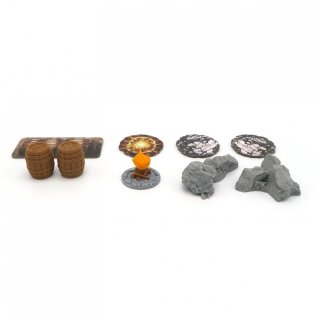 Terrain Tokens for Journeys in Middle Earth - 42 Pieces