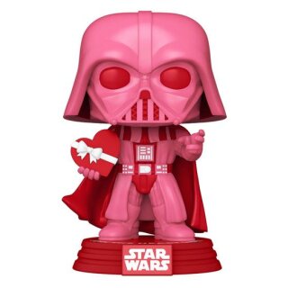 Star Wars Valentines POP! Star Wars Vinyl Figur Vader w/Heart 9 cm