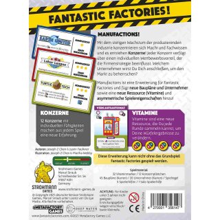 Fantastic Factories: Manufactions [Erweiterung] (DE)