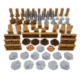 Scenery Update Pack for Gloomhaven to Jaws of the Lion &ndash; 69 Pieces
