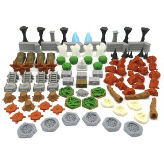 Scenery Update Pack for Jaws of the Lion to Gloomhaven &ndash; 94 Pieces