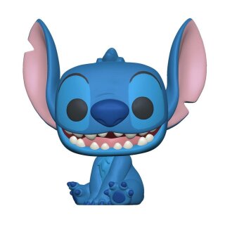 Lilo &amp; Stitch POP! Disney Vinyl Figur Smiling Seated Stitch 9 cm