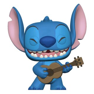 Lilo &amp; Stitch POP! Disney Vinyl Figur Stitch w/Ukelele 9 cm