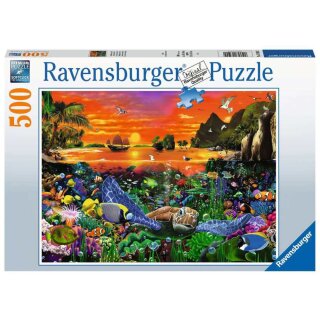 Ravensburger Puzzle: Schildkr&ouml;te im Riff (500 Teile)