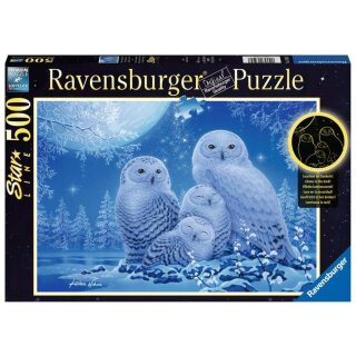 Ravensburger Puzzle: Eulen im Mondschein (500 Teile)