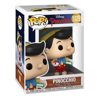 Pinocchio 80th Anniversary POP! Disney Vinyl Figur School Bound Pinocchio 9 cm