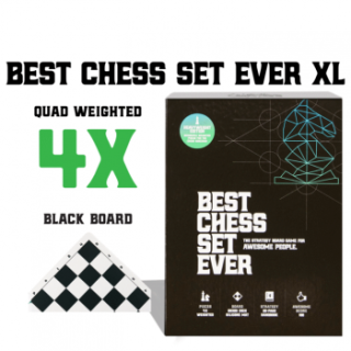 Best Chess Set Ever XL (Black Board) (EN)