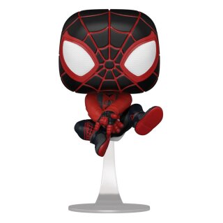 Marvels Spider-Man POP! Games Vinyl Figur Miles Morales Bodega Suit 9 cm