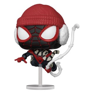 Marvels Spider-Man POP! Games Vinyl Figur Miles Morales Winter Suit 9 cm