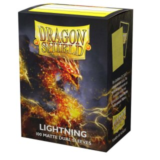 Dragon Shield Dual Matte Sleeves - Lightning Ailia (100)