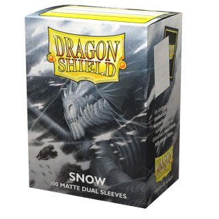 Dragon Shield Dual Matte Sleeves - Snow Nirin (100)