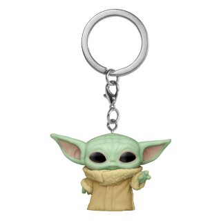 Baby Yoda Schlüsselanhänge Toy Weckt Master Plüsch key chain Schlüsselbund 4'' 